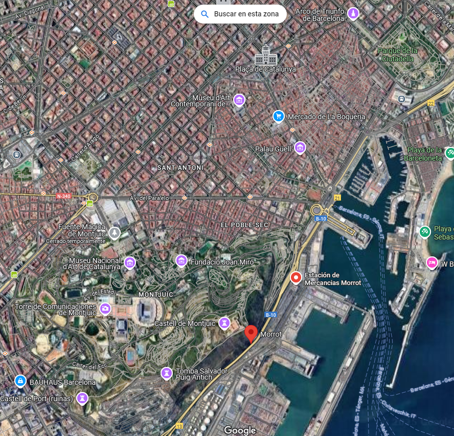 Free Tour Barcelona imagen aerea El Morrot